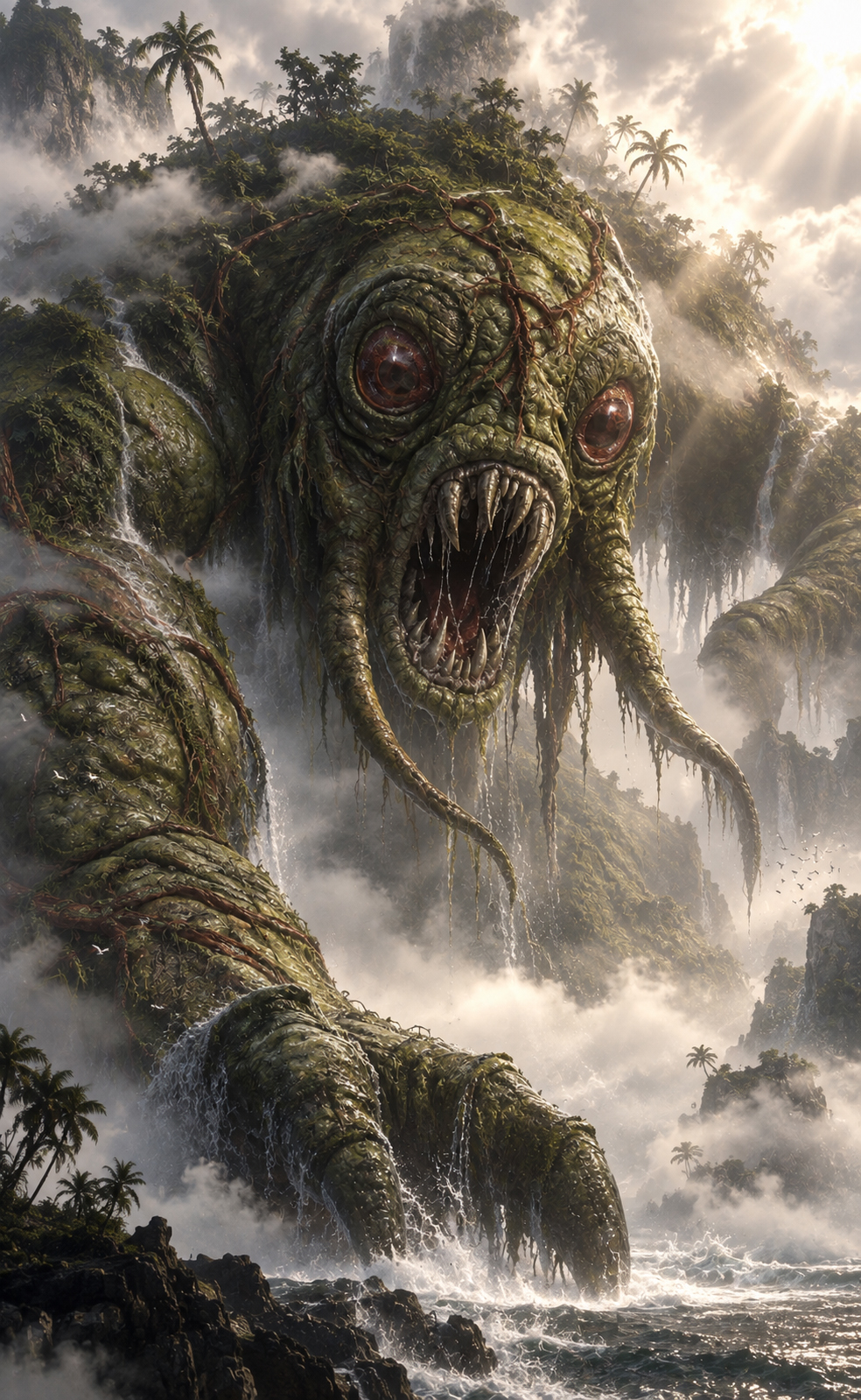 Krakoa, the Living Island, rises from the Pacific