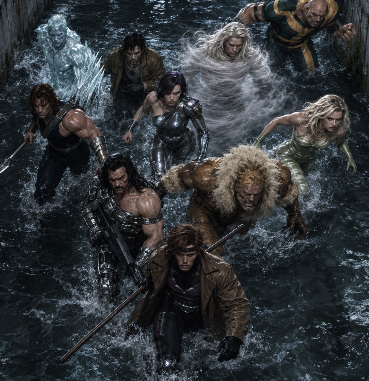 The Marauders descend upon the Morlock tunnels of The Alley